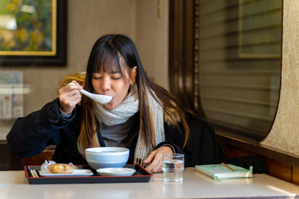 日式料理和风美女