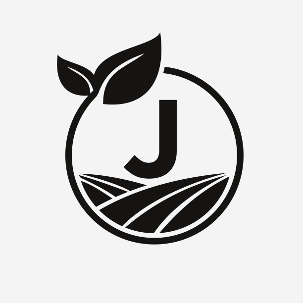 j绿叶标志logo