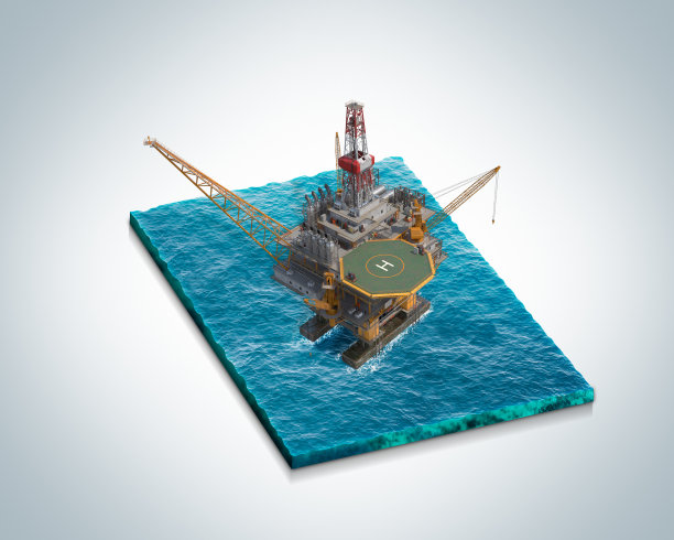 海洋钻井平台模型