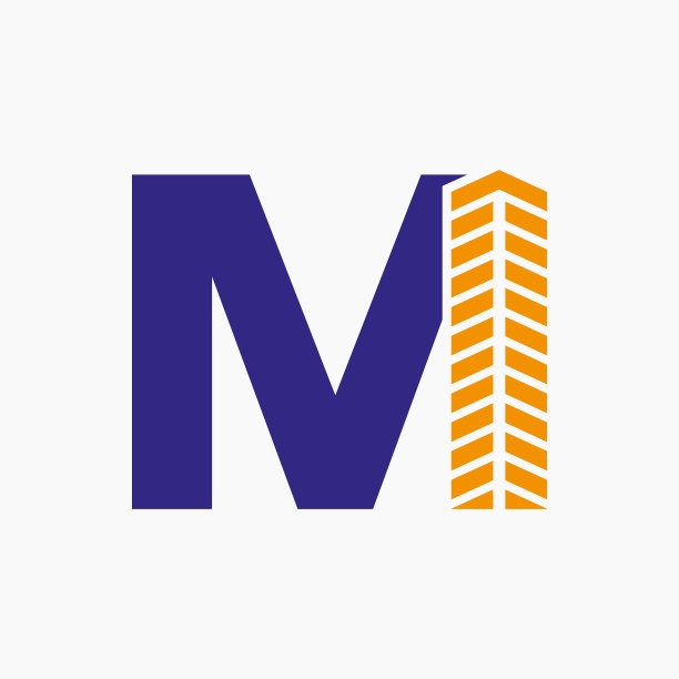 m字母商贸logo