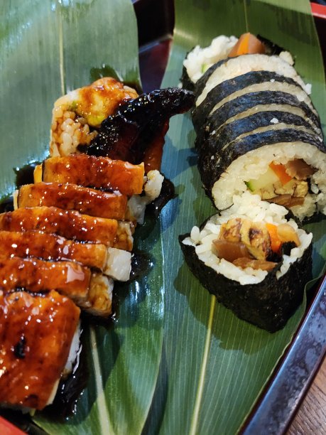日本料理鳗鱼手卷