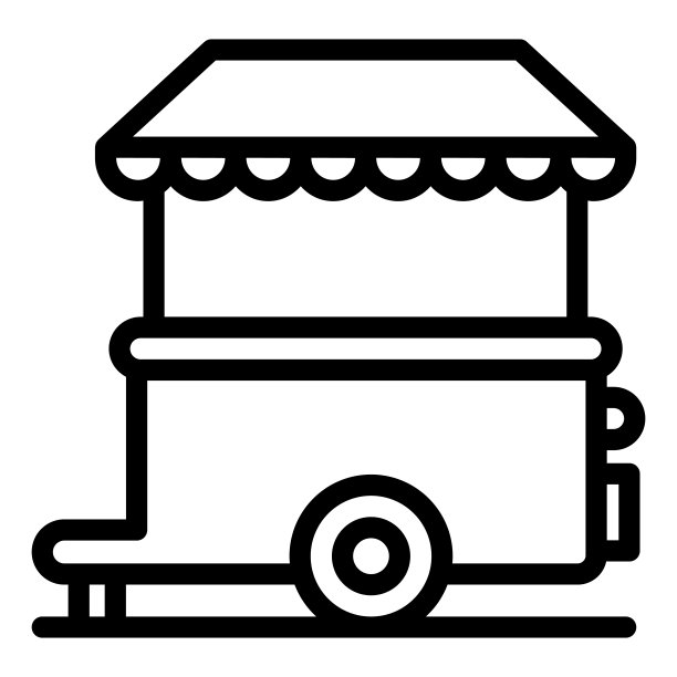 小吃街logo