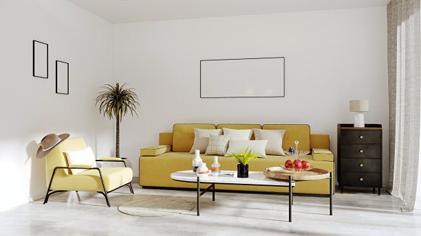 室内设计3d沙发组合模型