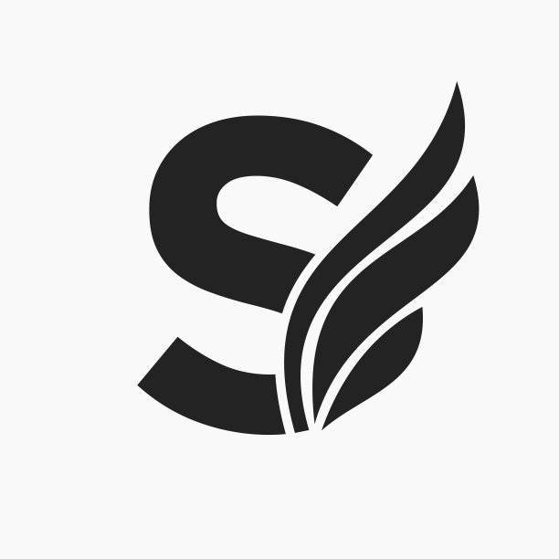 s字母标志飞鸟logo