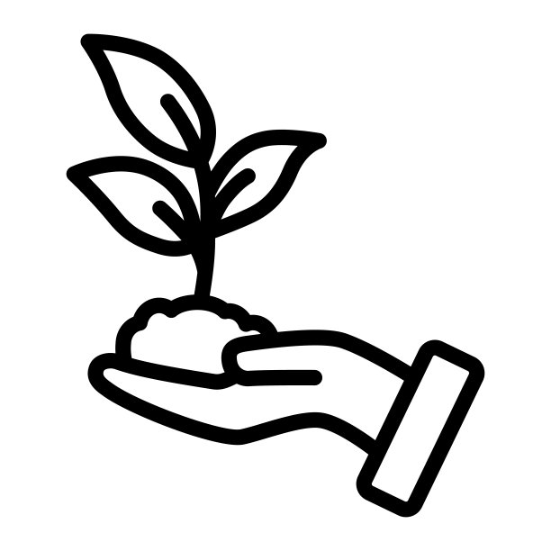 绿色树苗logo