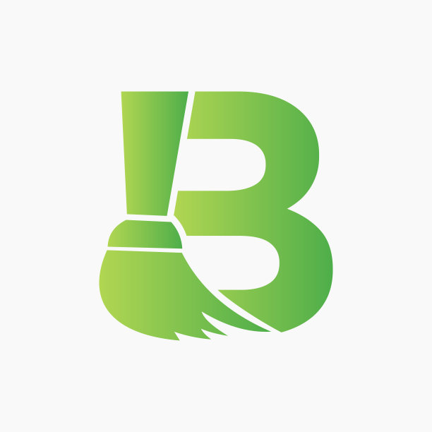 b字母标志房子logo