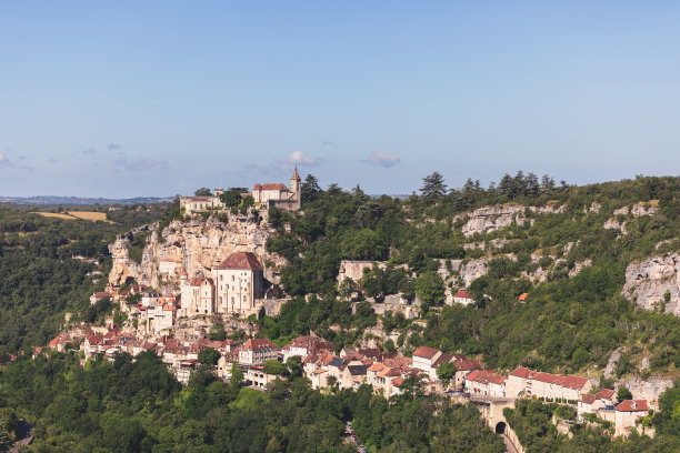 法国小镇悬崖城堡