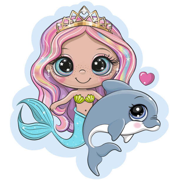 可爱海豚公主