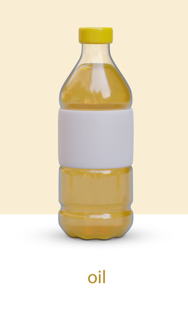 黄豆油包装标贴设计