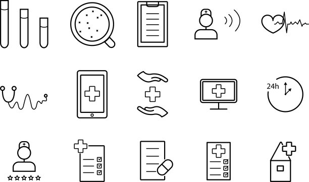 科学科技icon简约图标设计