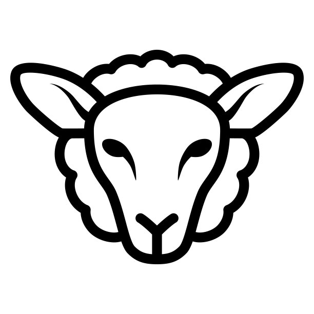 羊羔卡通logo