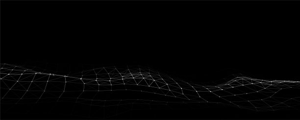 科技粒子动感线条网格背景