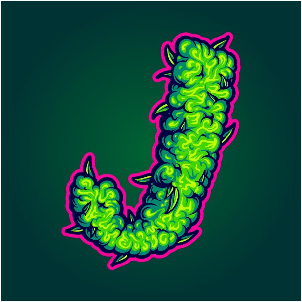 j绿叶标志logo