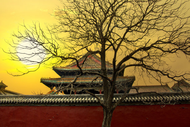 中国古代故宫中国元素图片