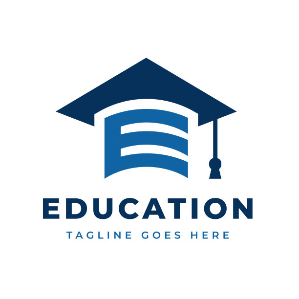 教育行业logo小人标志设计