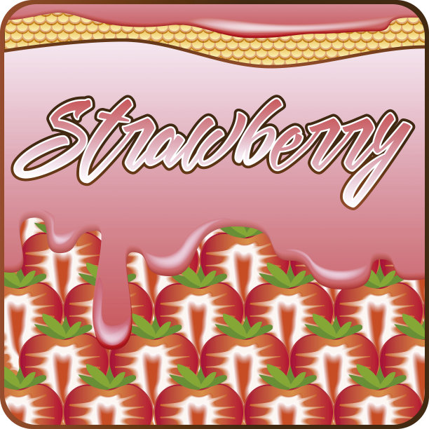 草莓冰淇淋海报