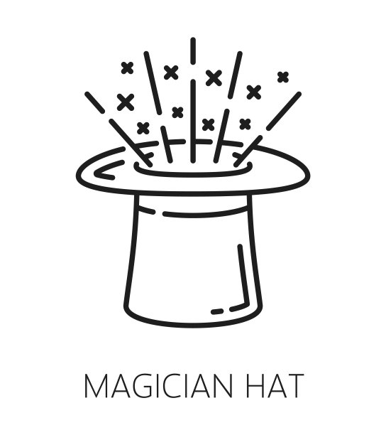 魔法魔术帽子变魔术