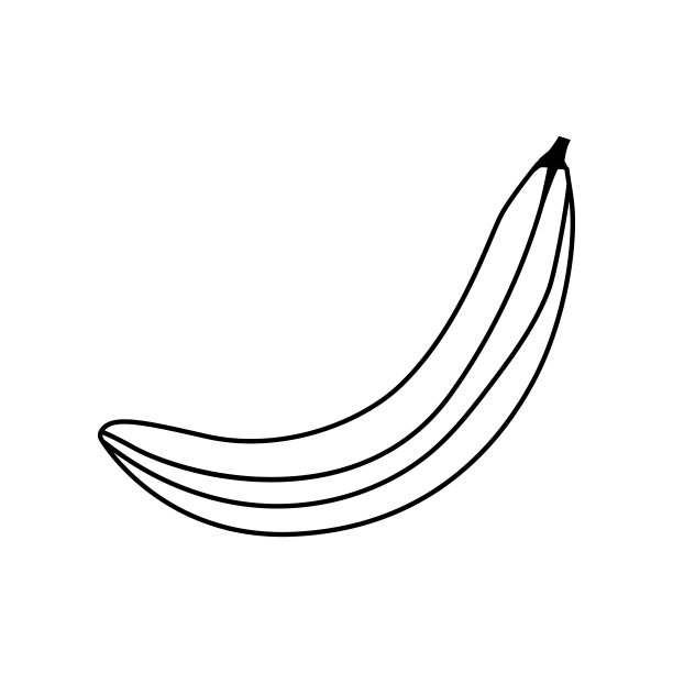 卡通芭蕉树矢量图