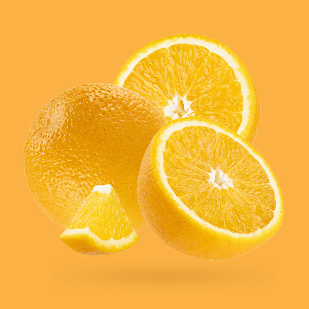 柑橘属,一半的,清新