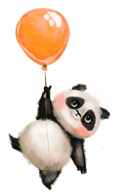 热气球熊猫