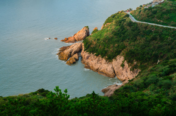 海滩沙滩礁石海湾海岸线