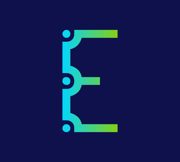 e字母,科技,信息,logo