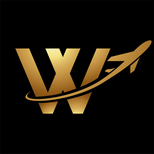 w字母飞翔logo