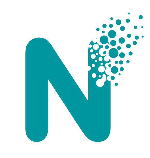 n字母logo设计,绿色标志