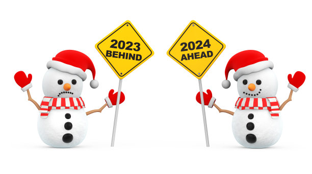 兔年2023圣诞老人圣诞节元素
