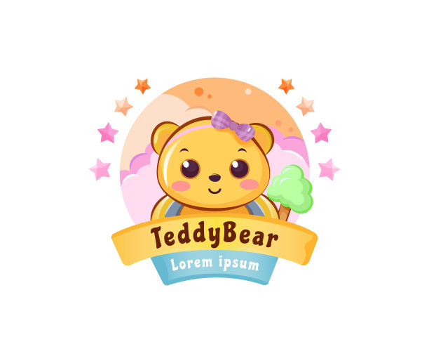 q版小熊logo