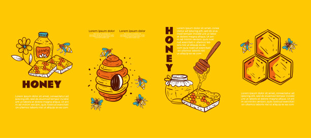 蜂蜜促销海报