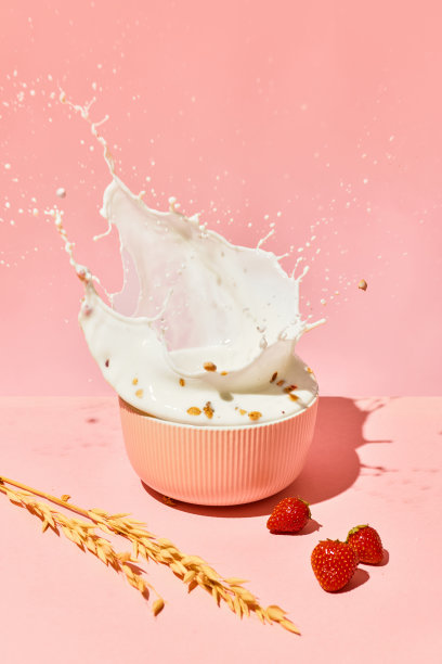 酸奶广告海报