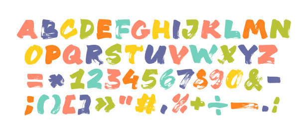 儿童设计字体2