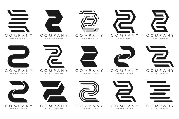 字母z科技金融logo设计