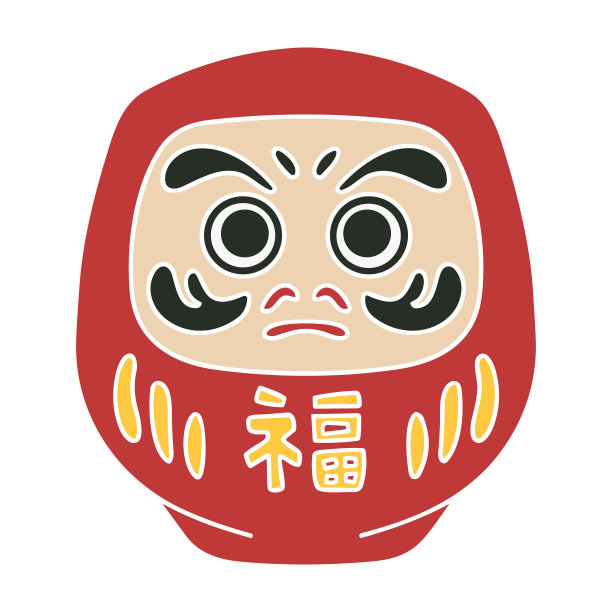 日式风格装饰元素图标icon