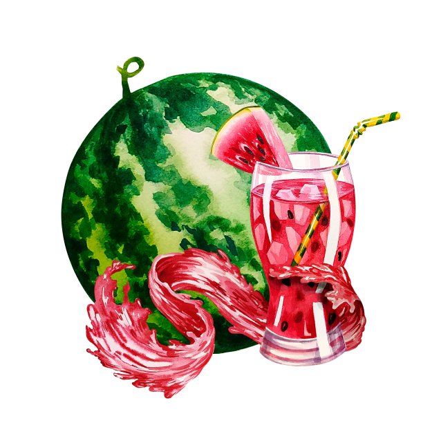 西瓜汁海报设计
