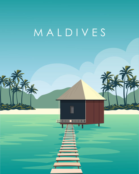 马尔代夫旅游马尔代夫海报