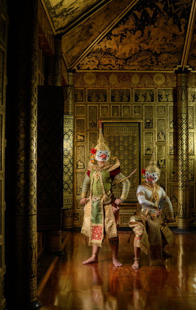 传统泰国舞蹈家