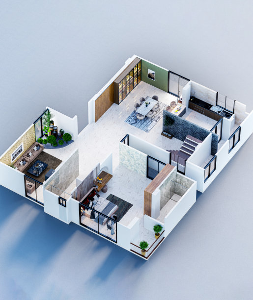 家居设计平面施工图
