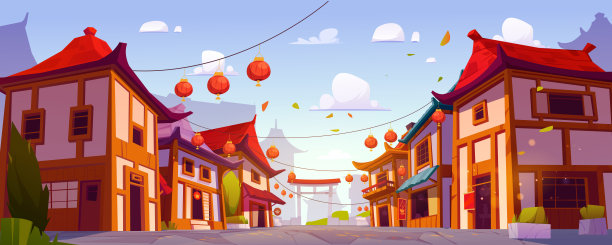 上海卡通背景