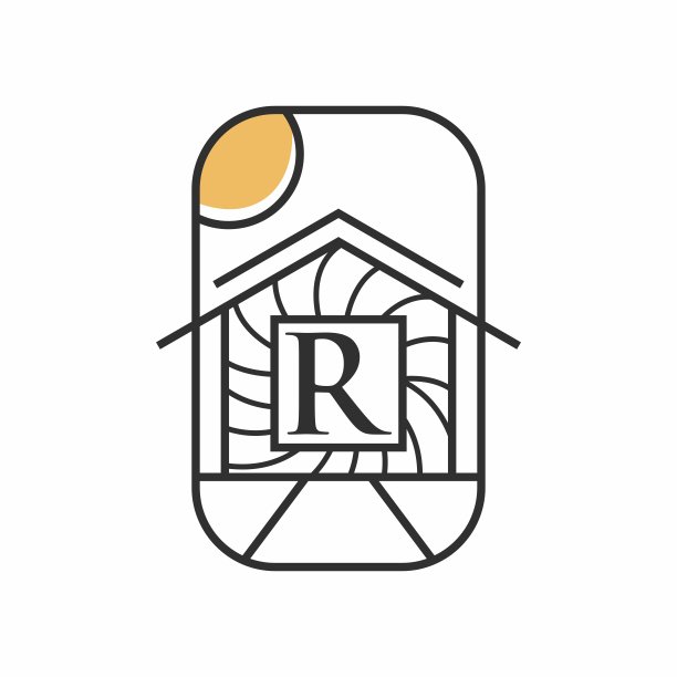 r字母企业logo