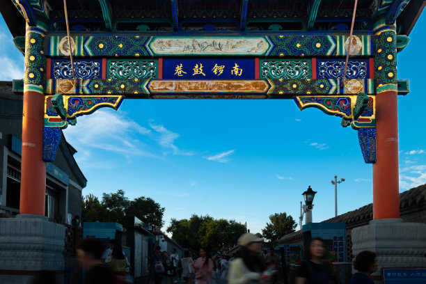 北京城市街头商铺