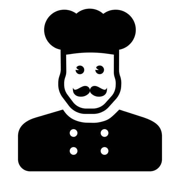 厨师头像logo