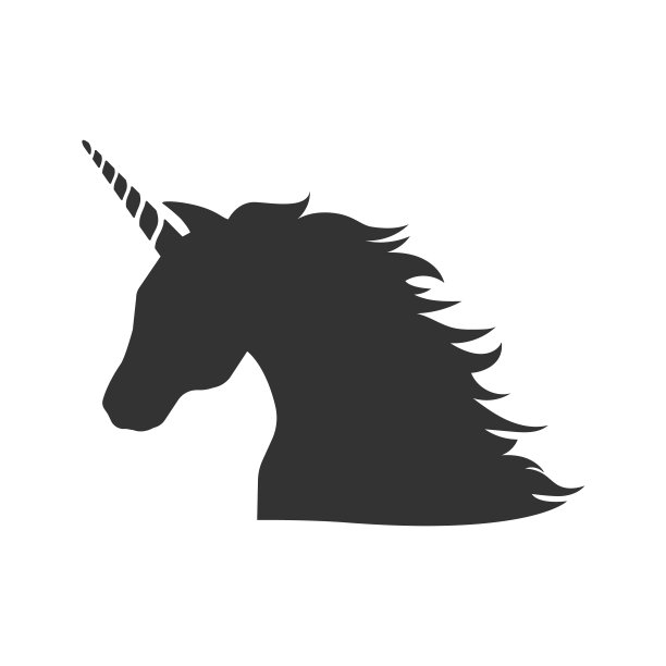 黑色独角兽logo插图