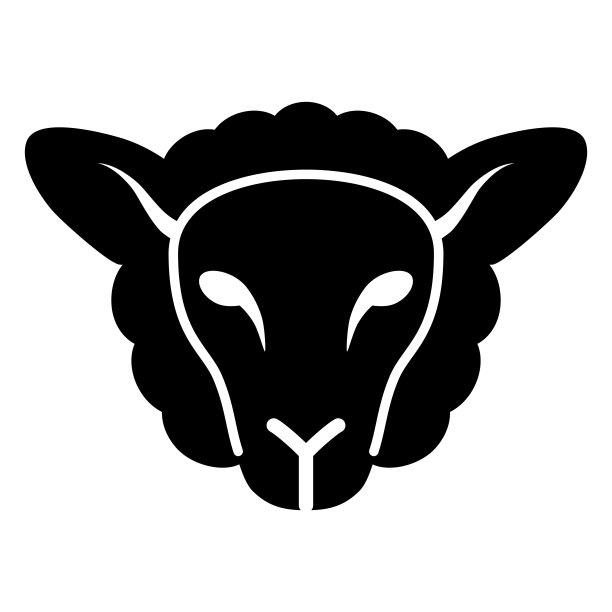 羊羔卡通logo