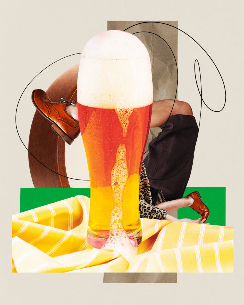 夜店啤酒海报