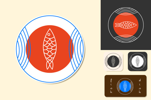 创意海鲜菜单模板设计