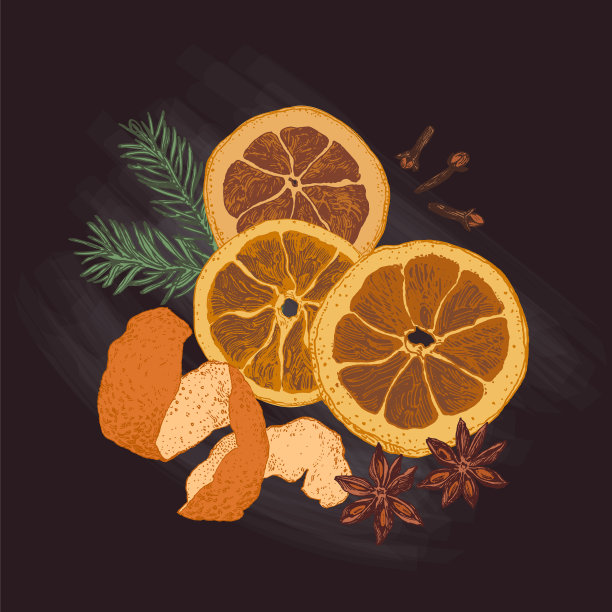 橘子饮料海报