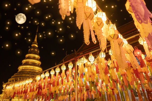 水灯节,泰国文化,天灯