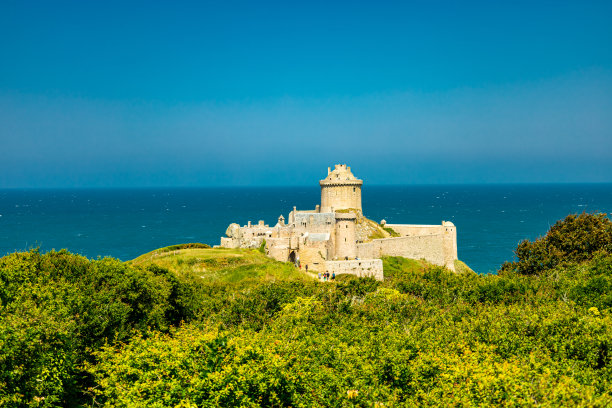 法国大西洋海岸线城堡自然风景